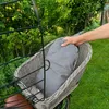 UNUS Hundekorb Fahrrad für hinten oval mit Gitter grau Produktbild-Vorschau 4