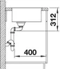 BLANCO SUBLINE 500-IF, Mueble con lavabo, Silgranit, color Vista previa de la imagen del producto 12