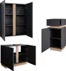 Set di mobili da bagno Vicco Gloria Antracite 3 pezzi, Anteprima dell’immagine prodotto 7