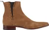 A single brown suede Chelsea boot shown from the side against a white background. Produktbild-Vorschau