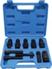 A blue plastic case containing a set of black metal tools. Podgląd zdjęcia produktu