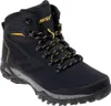 A single black hiking boot with yellow accents and laces, shown from a three-quarter front view against a white background. Anteprima dell’immagine prodotto