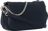 A black Guess handbag with a silver chain strap is shown against a white background. Produktbild-Vorschau