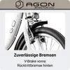 Agon Cruiser 20 Zoll Klapprad weiß Produktbild-Vorschau 3