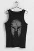 Herren Tank-Top Aufdruck Sparta Helm Spartan Warrior Produktbild-Vorschau 5