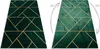 Exklusiv EMERALD Teppich 1012 glamour, stilvoll geometrisch Produktbild-Vorschau 2