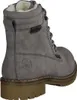 A grey boot with a brown sole is shown from the back. Anteprima dell’immagine prodotto