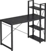 VASAGLE Schreibtisch Computertisch mit Regalböden 120cm Produktbild-Vorschau 2