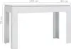 vidaXL Esstisch Hochglanz-Weiß 120x60x76 cm Holzwerkstoff Produktbild-Vorschau 11