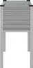 vidaXL Fioriera grigia 100x45x90 cm in acciaio Anteprima dell’immagine prodotto 5