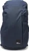 A navy blue backpack is shown against a white background. Produktbild-Vorschau
