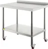 Tavolo da preparazione in acciaio inox VEVOR, 30 x 24 x 35 Anteprima dell’immagine prodotto 1