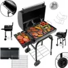 Barbecue de jardin à charbon Mega-M avec cheminée, 1 table Voir les images du produit 13