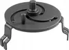 A dark metal tool with three adjustable arms and a central hex fitting, designed for removing fuel pump lids or tank sender units. Produktbild-Vorschau