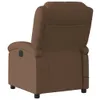masážne kreslo vidaXL Brown Fabric Náhľad obrázku produktu 5