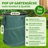 TTL GARDEN Gartenabfallsack PREMIUM 2er Set 160L grün Produktbild-Vorschau 3
