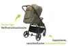 4Baby | Kinderwagen - Buggy Kinderwagen - bis 22 kg - Khaki Produktbild-Vorschau 6