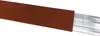 A close-up shot of a brown metal strip partially covering a silver metal track. Produktbild-Vorschau