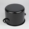 Rondel emaliowany 4.5L czarny uniwersalny garnek do zupy Podgląd zdjęcia produktu 5