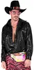 Chemise à paillettes pour homme, noire, S-M Voir les images du produit 2