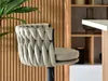 Designová barová židle KRISMAR - béžová / černá Náhled obrázku produktu 12