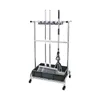 A cleaning tool organizer stand with mops and a broom. Podgląd zdjęcia produktu