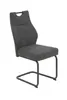 A single gray dining chair with a cantilever base, shown against a white background. Produktbild-Vorschau