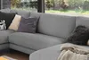 KAWOLA Sofa CARA Wohnlandschaft U-Form Cord grau Longchair Produktbild-Vorschau 4