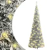 vidaXL Pop-Up vianočný stromček umelý sneh 100 LED 150 cm Náhľad obrázku produktu 8