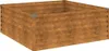 vidaXL Lit surélevé 100x100x36 cm acier corten Voir les images du produit 1