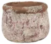 Clayre & Eef bloempot, diameter 13 cm, hoogte 9 cm, beige, Productafbeelding-voorbeeld 1