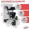 abc HOME | Rollator Leichtgewicht 7,3kg Alu | Ankipphilfe | Produktbild-Vorschau 2