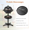 COSTWAY 2in1 Tischgrill & Standgrill, Elektrogrill 1200W Produktbild-Vorschau 7