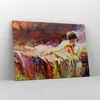 Bild auf Leinwand - Leinwandbild - Frau Modell - 100x70cm - Produktbild-Vorschau 4
