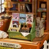 Librairie de la maison miniature RoboTime Voir les images du produit 6