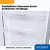 Exquisit Kühlschrank KS16-4-HE-040E inoxlook | Nutzinhalt: Produktbild-Vorschau 8