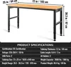 SucceBuy Höhenverstellbare Werkbank, 183 x 64 cm Produktbild-Vorschau 7