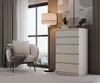 KOMMODE: 5 Schubladen Farbe: kaschmir, 70 x 40 x 101cm Produktbild-Vorschau 2