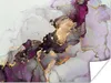 MuchoWow® Poster Marmor - Abstrakt - Gold - Lila 120x90 cm Produktbild-Vorschau 1