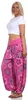 Haremshose Damen Sommerhose luftig weites Bein BOHO Hose Produktbild-Vorschau 7