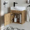 Roomart LEO Badmöbel-Set 2-teilig 46.5 cm breit,  Eiche Produktbild-Vorschau 2