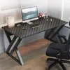 Biurko komputerowe czarne nowoczesne dla gracza loft 120 cm Podgląd zdjęcia produktu 2