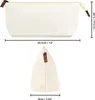 Belle Vous Kosmetiktasche Set in Weiß (6er Set) Große Produktbild-Vorschau 2