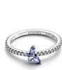 Pandora Ring Glittering Butterfly Pink Silver 194269C02 Náhled obrázku produktu 2