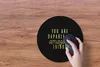 MuchoWow® Mauspad Mousepad Zitate - Selbstvertrauen - Gold Produktbild-Vorschau 3