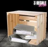 3x NATUR HOLZKISTE / NEU / helle Obstkiste 50x40x30 cm / Produktbild-Vorschau 1