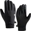 INF Schwarze Touchscreen-Handschuhe – | Winddicht und Produktbild-Vorschau 1