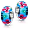 MATERIA by Matthias Wagner Blumen Glas Bead blau pink für Produktbild-Vorschau 3