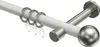 Interdeco Gardinenstange / Vorhangstange Weiß / Produktbild-Vorschau 1