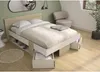 Lit Adulte avec Rangement SWIVEL, 140 x 190 cm, Chêne Blond Voir les images du produit 2